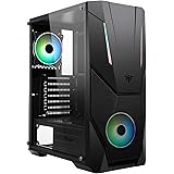 Itek SPACIRC VO - Case PC Gaming Middle Tower ATX, 2 Ventole da 12 cm ARGB in dotazione, 2xUSB3.2 - frontale ABS e traforato,