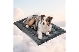 Mora Pets Hundedecke Flauschig Hundematte Waschbar und rutschfest Hundekissen für Kleine Mittelgroße Grosse Hundebett Weiches und Kuschelig Hunde Decke, 89 x 56 cm