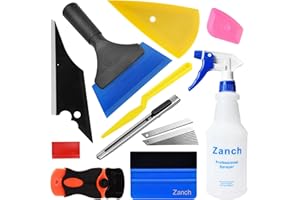 Zanch Car Window Film Application Kit Window Tint Kit Vinyl Wrap Application Tool Kit for Tinting, Film Applications, Car Vinyl Wrap