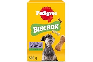 Pedigree Biscrok Multi Mix - Dog Treats - Bone-Shaped Biscuits - 500 g
