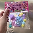 AM ANNA 1 Pcs Taba Squishy Cat Paw Squeeze Toys,Blue Purple Gradient Sensory Fidget Toy for Your Best Mellow and Chill,Party Favors, Birthday Gift, Squishy Toys for Adults (Cat Paw 1)