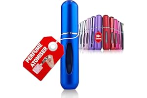 La Lune Perfume Atomiser - Travel Essential, Refillable Perfume Travel Bottle, Atomiser Spray Bottle (5 ml) 18 Colors (King Blue (Matt))
