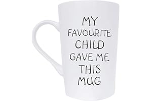 THIS MIGHT BE WINE This Funny Christmas Gifts Coffee Mug, My Favourite Child Gave Me This Mug, Best Dad and Mom Gifts Father's Day and Mother's Day Present Idea from Daughter Son Kids, White 13 Oz
