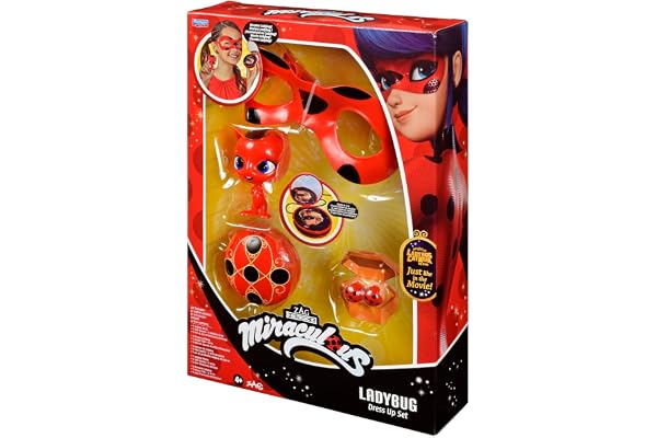 Bandai - Miraculous Ladybug - Set de Transformation - Déguisement Miraculous et accessoires - Jouet Enfant 4 ans et plus