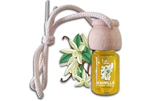 Bali fragancias Ambientador de coche VAINILLA 6 ml 0% alcohol, absorbe el mal olor de tu vehículo
