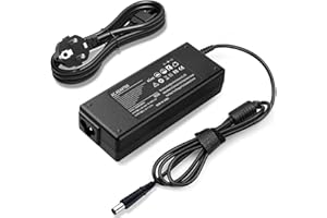 BIUBOTY 90W 65W Chargeur Ordinateur pour HP Pavilion DV6 DV7 DV3 DV4 DV5 G6 G7 Série Elitebook 820 840 850 G1 G2 Compaq Probook PC Portable Alimentation Adaptateur Secteur 19v 4,74A