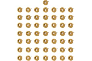 BRESUCNY 50 Stück 25mm Schleifscheibe-Polierschleifscheibe, Schleifmittel Polieren Räder 80 Körnung für Dremel Rotationswerkzeuge