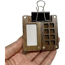 15-Color Portable Sketchbook Palette, Watercolor Paint Palette With A Clip, Wooden