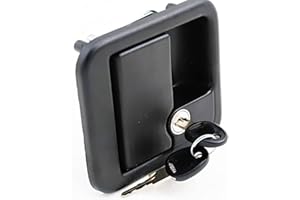 GENERISCH hegehof Schwarzes Außenschloss Wohnmobil Wohnwagen mit Zylinder und Schlüssel FF SYSTEM M1