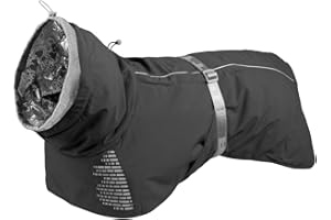 Hurtta Extreme Warmer Hundemantel für Winter, Winterjacke für Hunde, Dunkelgrau 45cm