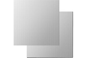 Twotrees 220 x 220mm (8.66"x8.66"x 0.4") 3D printer heated bed insulation platform, Lightweight Foam Foil Self-Adhesive Insulation Mat Sticker Hotbed Thermal Pad 220mm x 220mm