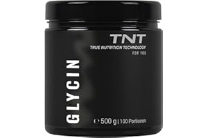 ‎TNT TRUE NUTRITION TECHNOLOGY TNT Glycin Pulver (500g) • reines • 5g L-Glycin pro Portion • ohne Zusätze • Aminosäure • Optimal dosiert