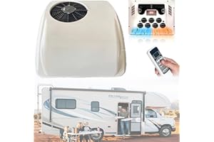 Qiang DC Climatiseur 2 en 1 de Toit RV avec Refroidissement et Chauffage - Système électrique pour Camping-Car, Voiture, Camion, Camper, 12V
