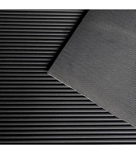 Floordirekt Gummiläufer 6mm Stark - Antirutsch Matte 100x200cm Für Garage & Garten