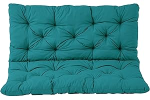 AMBIENTEHOME Ambient home Coussin pour Banc de jardin HANKO Bleu 120 x 95 x 8 cm 90572