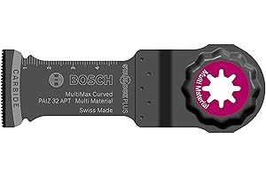Bosch Accessories 2609256F01 Lame plongeante carbure PAIZ 32 APT accessoires Starlock, Noir
