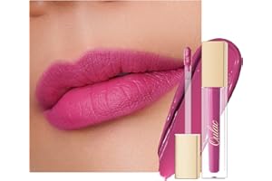 Oulac Rosa Rossetto Matte Lunga Durata,Liquido Impermeabile Resistente Lucidalabbra a 12 Ore,Tinta Labbra a Lunga Tenuta, No Transfer Matte Ink,Colore Extra-Pigmentato, Formula Vegana,4.5ml (M10)