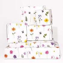 Papier Cadeau Arc-en-Ciel Pastel Central 23 - Lot 6 Feuilles + Étiquettes, Fabriqué Au Royaume-Uni