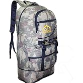 Montana 55+10 Liter Gusseted Waterproof Multi-Eyed School-Camper-Travel-Mountaineer-Outdoor Backpack