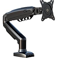 Invision Soporte de Monitor Escritorio para Pantallas de 19 a 32 Pulgadas, VESA 75 y 100 mm, Abrazadera Escritorio Soporte, A
