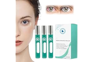 AOOSECX Medilisk - Vision Enhance Roller Medilisk, Medilisk Ophthalmic Vision Enhance Roller, Vision Enhance Roller Eye Massage Roller, Enhances Visual Clarity, Relieve Eye Strain, Relief Dry Dryness (3pcs)