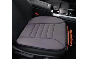 kingphenix Auto Sitzkissen mit 3,0 cm Komfort Memory Foam Sitzkissen für Auto und Bürostuhl - Grau
