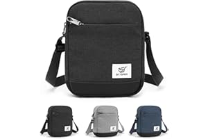 SKYSPER URBANX3 Sacoche Homme Petit - Anti-Pickpocket, Sac Bandoulière Voyage & Sport
