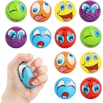 Pack De 10 Bolas Antiéstres De TPR - Juguetes Sensoriales Squishy De 3.5 Cm Para Niños Y Adultos | Alivian La Ansiedad, Ideales Para TDAH, Autismo Y Estrés Diario