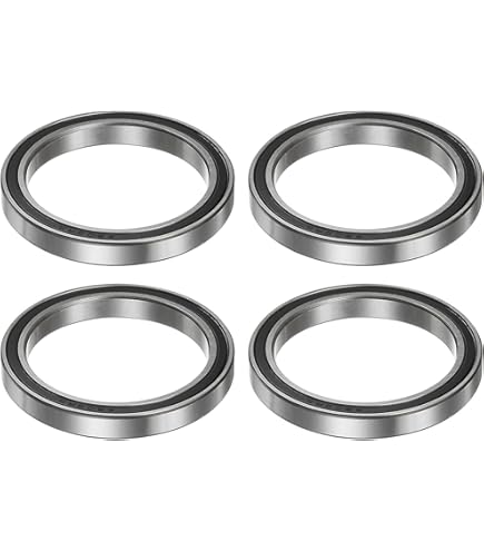 Sourcing Map 6807-2RS Kugellager 35x47x7mm - 2 Stück Doppelt Abgedichtet