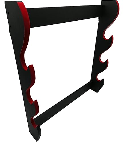 Supporto Da Parete Per Katana In Legno - 3 Posti Con Velluto Verde, Ideale Per Collezioni Samurai - Foto 8