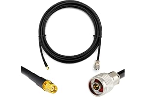 RANGEFUL N Macho a SMA Macho 5m cable coaxial de extensión de baja pérdida 5D-FB Ø7.5mm N Male SMA cabl para GSM LTE router 4G 5G antena repetidor WIFI exterior amplificador WIFI adaptador GPS
