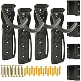 PELISPAN&reg; 4 Bike Mounts Wall with Wall Protector| Bike Hook Up to 30 kg Load (4)