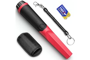 hazlewolke IP68 - Rilevatore di metalli portatile, con profondità di rilevamento di 7,6 cm, ricerca a 360°, accessorio per adulti e bambini