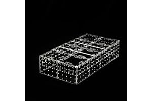 GuineaLoft™ Acrylic Cage Lid (2mm) - 4x2ft Large Clear Lid, Crystal Clear Views from Top, Easy to Open and Close, Easy to Remove, Supporting Beams & Brackets Included - Visit the GuineaLoft Store