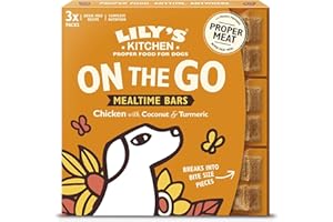 Lily'S Kitchen Chicken On The Go Bars Przysmaki dla Psa, Kurczak, 40 g x 6