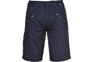 Portwest S889 Pantalones Cortos de Trabajo Elásticos de Seguridad