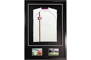 Vivarti DIY Junior 3D Montato - Doppia Apertura Sport Camicia Display Telaio A1 59.4 x 84cm - Telaio Nero, Black Mount, Nero Backing Card