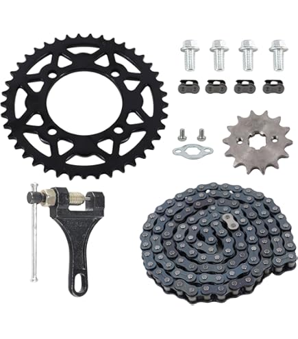 Front And Rear Sprocket Chain, Chain Sprocket Replacement Kit T8F