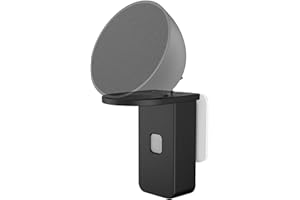 Cozycase Support Mural pour Pop/Dot/Google Nest Mini - Support Mural Peu encombrant avec Gestion intégrée des câbles (Noir)