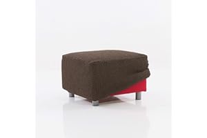 MAXIFUNDAS FUNDAS DE SOFA & CHAISE LONGUE MAXIFUNDAS - Funda de Puff XL RELIVE Ante. Válido para Puffs de 60 a 90 cm Cada Lado