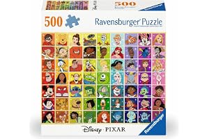 Vuxenpussel 500 delar – Pixar – Disney & Pixar färgpalett