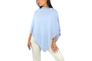 Win's Poncho en cachemire mélangé pour femmes - Fabriqué en Italie