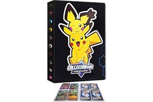 TBTBO Classeur livre Cartes, Album Porte Sleeves Rangement Grand - 4 pockets per page - 30 pages peut contenir jusqu'à 240 cartes -2E3