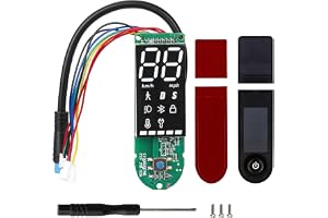 MechKit Elektroroller Bluetooth-instrumentbräda för Xiaomi Pro 2, E-skoterinstrumentbräda med skydd, Klar datavisning E-skote