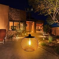 Innoo Tech Solar Laterne Aussen Innen, IP65 Wasserdicht LED Garten Hängende Laterne, Metall Solarlampe Garten…