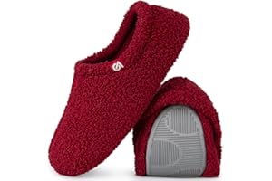 VeraCosy Ladies Memory Foam Plush Slippers Pantofole in cotone antiscivolo con fodera in pile polare
