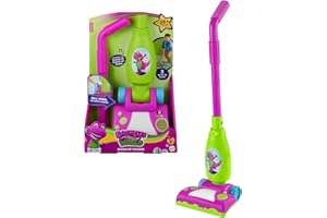 Mattel Barney’s World Toddler Toy Clean Up Vacuum Electronic Push Along, Lights Music & Games for Preschool Kids Ages 2+ Years, HYH03