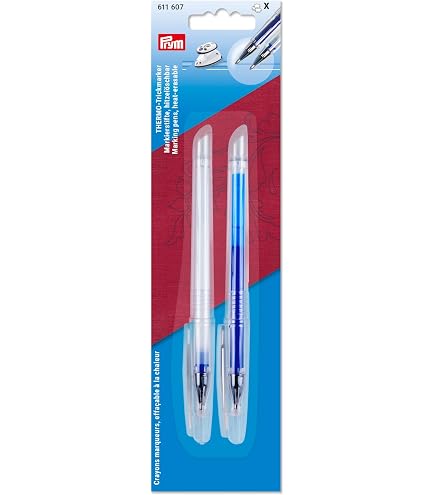 Stylo de marquage temporaire effaçable à l'eau, stylo magique effaçable à l'air pour tissu, couture, point de croix (bleu