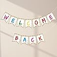 Zercart Welcome Home Decorations Banner, Back to School Flags, Welcome Back Bunting For Flag Bunting Decoration, Family Baby Shower Party Supplies