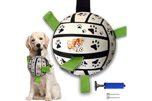 LIBRNTY Giocattolo Palla per Cane, Giocattolo Acqua per Cani,Palla per Cani con Corda,Giocattolo interattivo per Dog di Piccola e Media Taglia,palla per dog per esterni (Stile soleggiato)